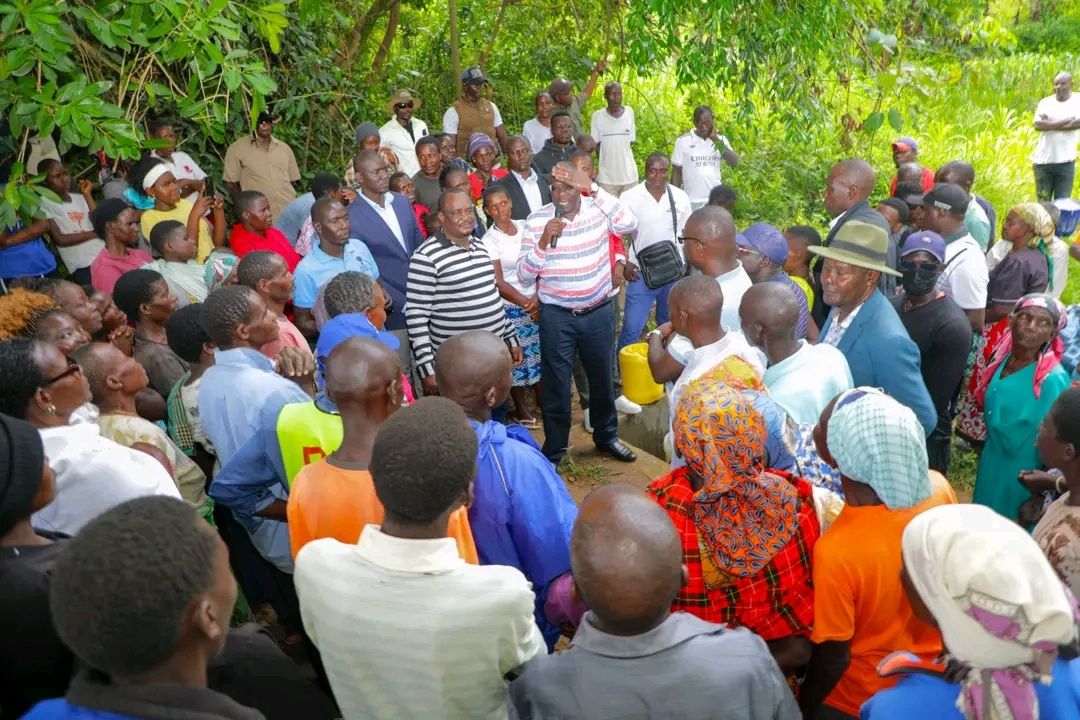 Handing over of water project